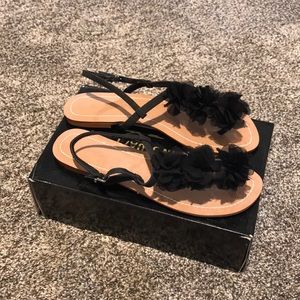 Brand new with box, Colin Stuart, black sandals.
